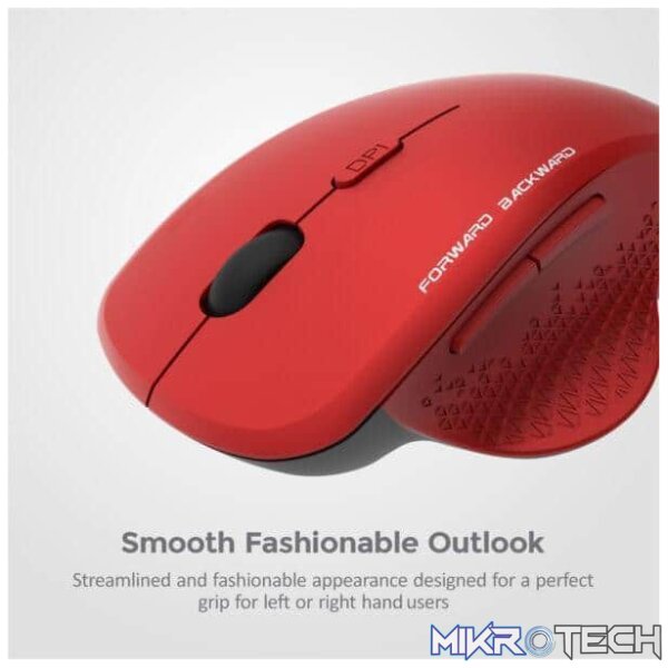 6B Wireless Optical Mouse - MW280 Red - Image 5